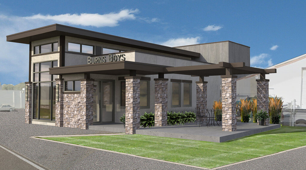 Burns Boys Commercial Headquarters in Kansas City, Kansas, Designed by NSPJ Architects
