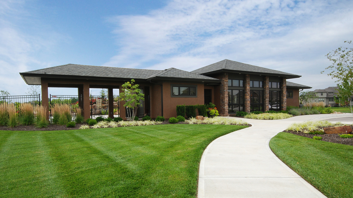 Clubhouse at Summerwood in Overland Park, Kansas Designed by NSPJ Architects