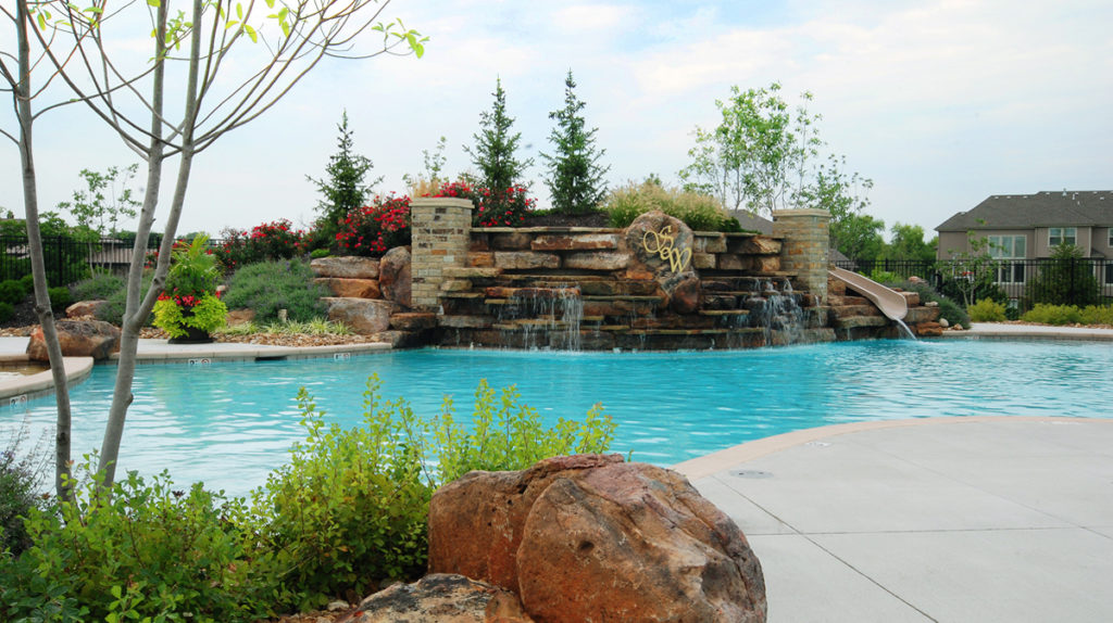 Pool at Summerwood in Overland Park, Kansas Designed by NSPJ Architects