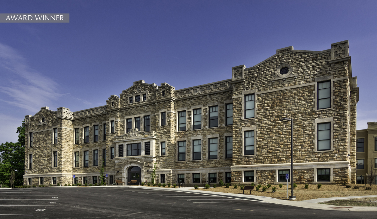 Norman School Lofts in Kansas City, Missouri designed by NSPJ Architects