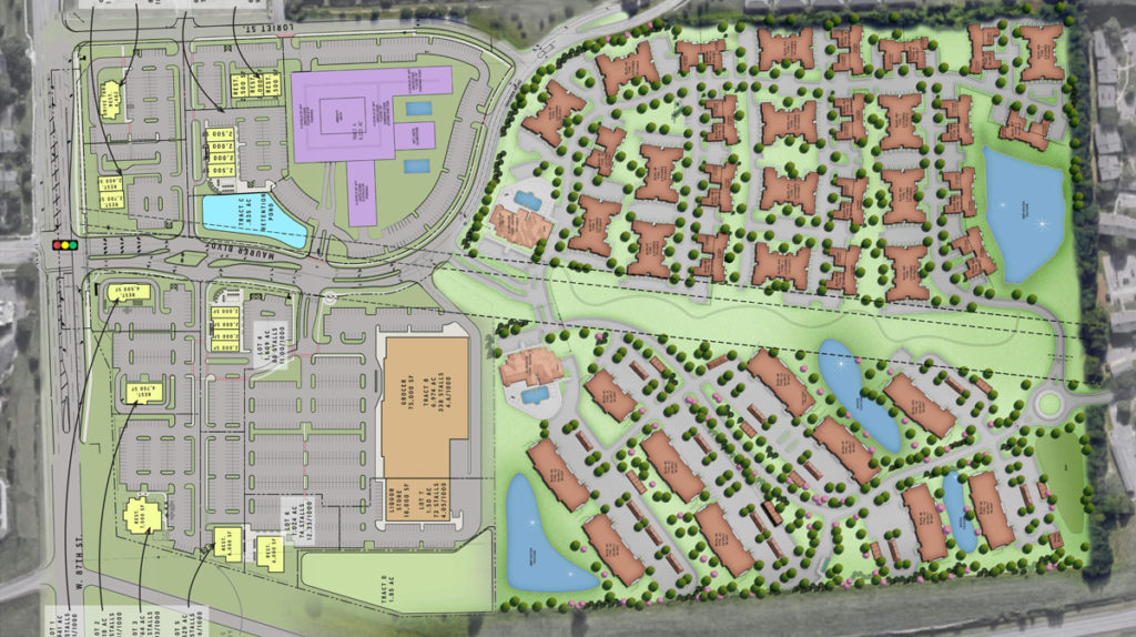 Sonoma Plaza master Plan, Land Planning by NSPJ Architects