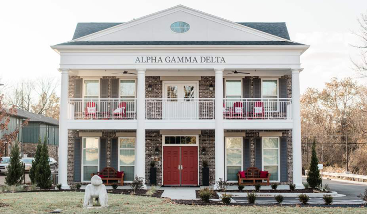 Alpha Gamma Delta Sorority in Pittsburg, Kansas, designed by NSPJ Architects