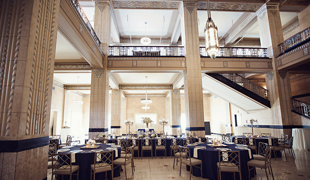 Dining set-up at The Grand Hall, designed by NSPJ Architects