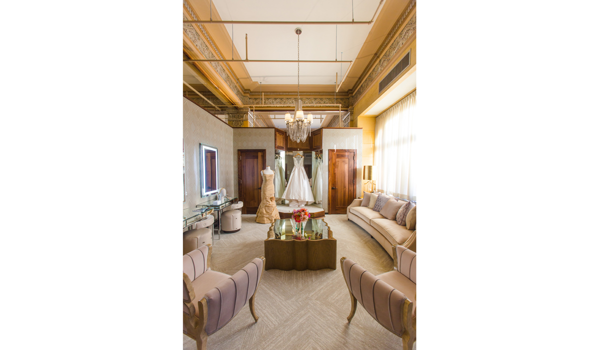 Bridal suite at The Grand Hall, designed by NSPJ Architects