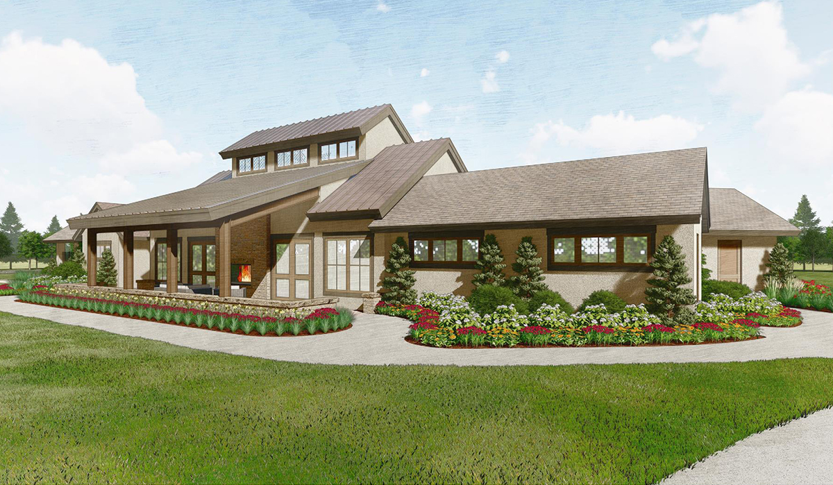 Mission Ranch Amenity Center in Overland Park, Kansas designed by NSPJ Architects and Landscape Architects