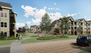 The Meadows at Creekside in Parkville, Missouri designed by NSPJ Architects