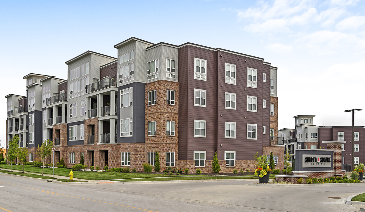 Summit Square Apartments in Lee's Summit, Missouri designed by NSPJ Architects
