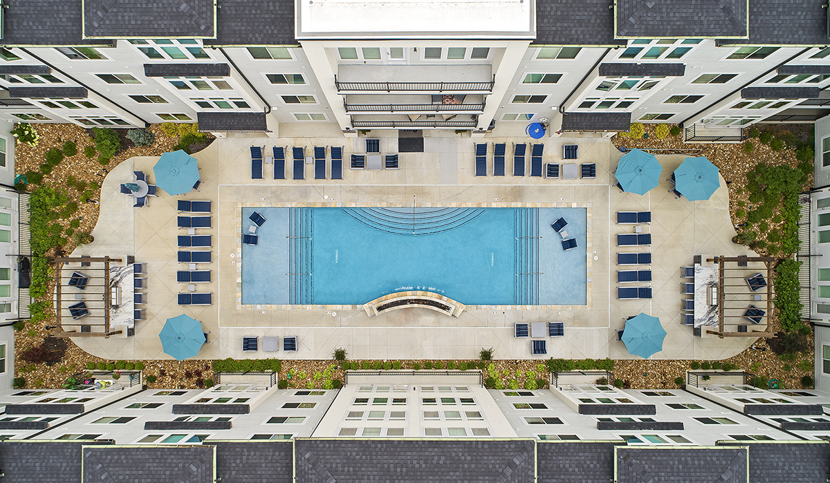 The Denton Apartments in Kansas City, Missouri designed by NSPJ Architects