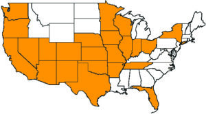NSPJ is currently registerd in 23 states