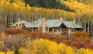 NSPJ Architects is a full-service, award-winning architecture, landscape architecture, and master planning design firm located in Kansas City. We have a talented staff of 50 people who have built a tradition of excellence in service and design, with the utmost commitment to quality since 1961. Park City Ski Retreat, in Park City Utah. Stone exterior in golden aspen trees