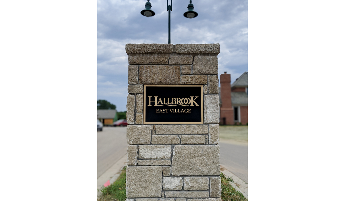Hallbrook East Entry Monument Designed by NSPJ Architects and Landscape Architects