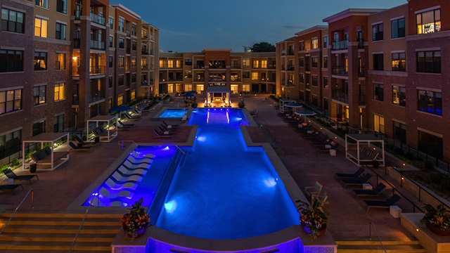 luxurious outdoor pool at villas at 44 washington